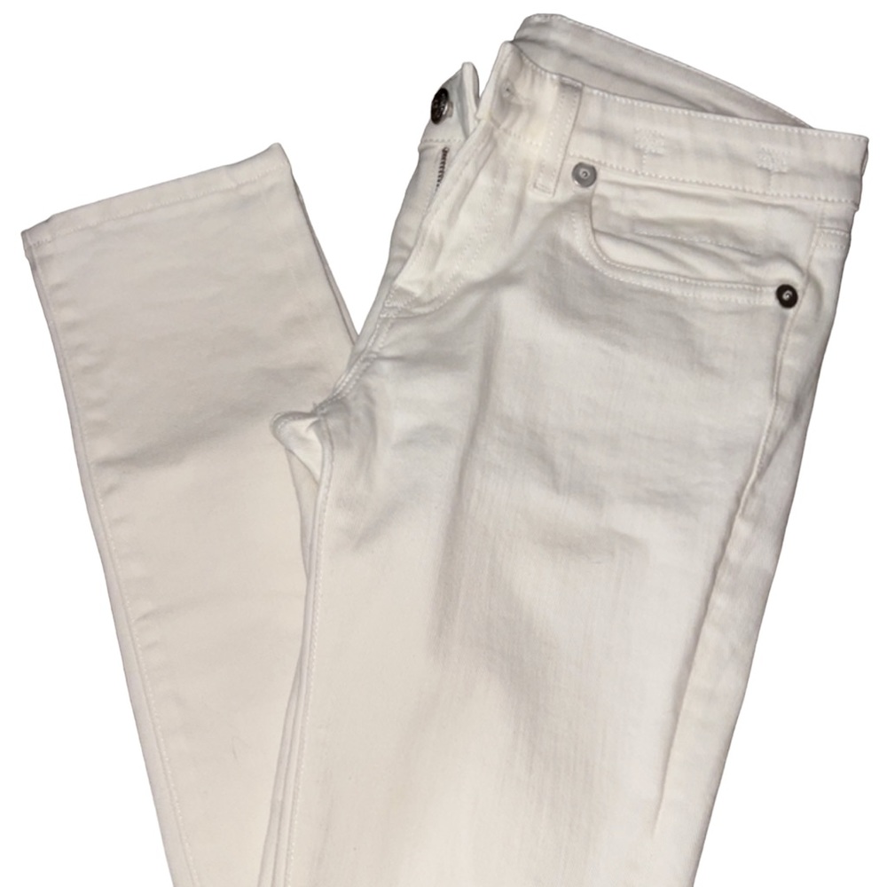 R13 Kate Skinny White Jeans